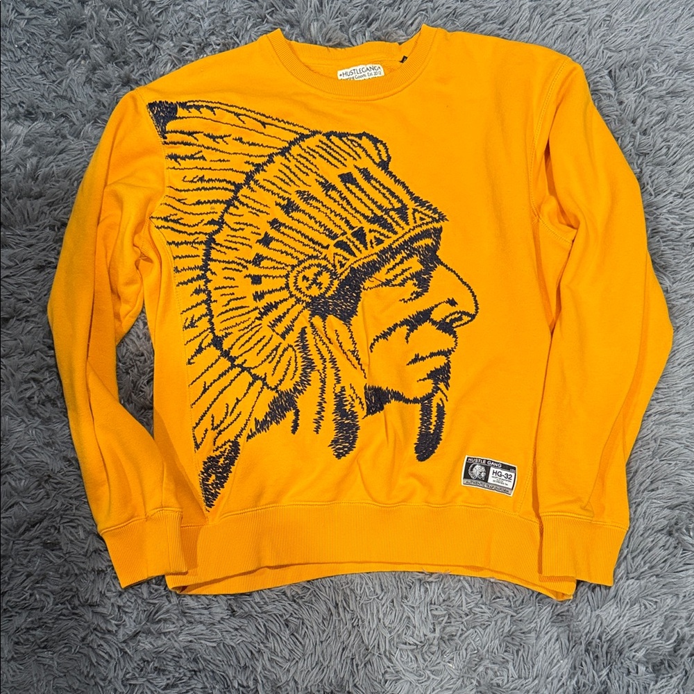 Hustlegang Embroidered Sweatshirt